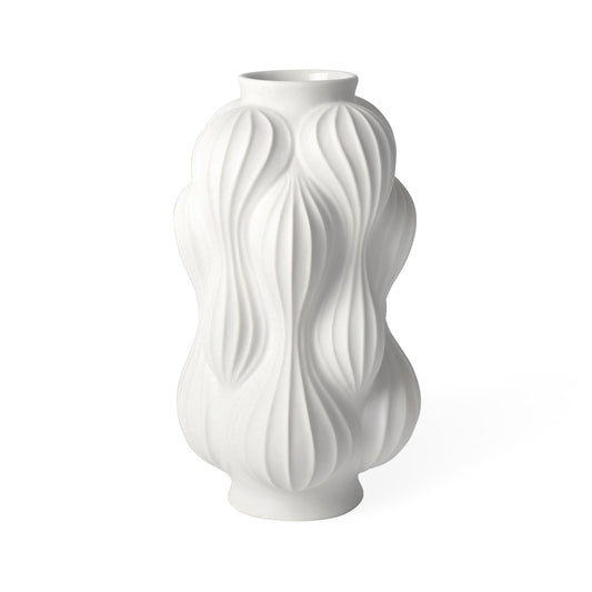 balloon vase large porcelain white - view 1