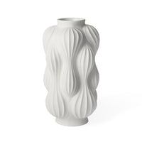balloon vase large porcelain white - view 2