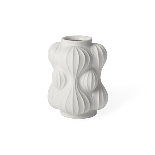 balloon vase small porcelain white - view 1