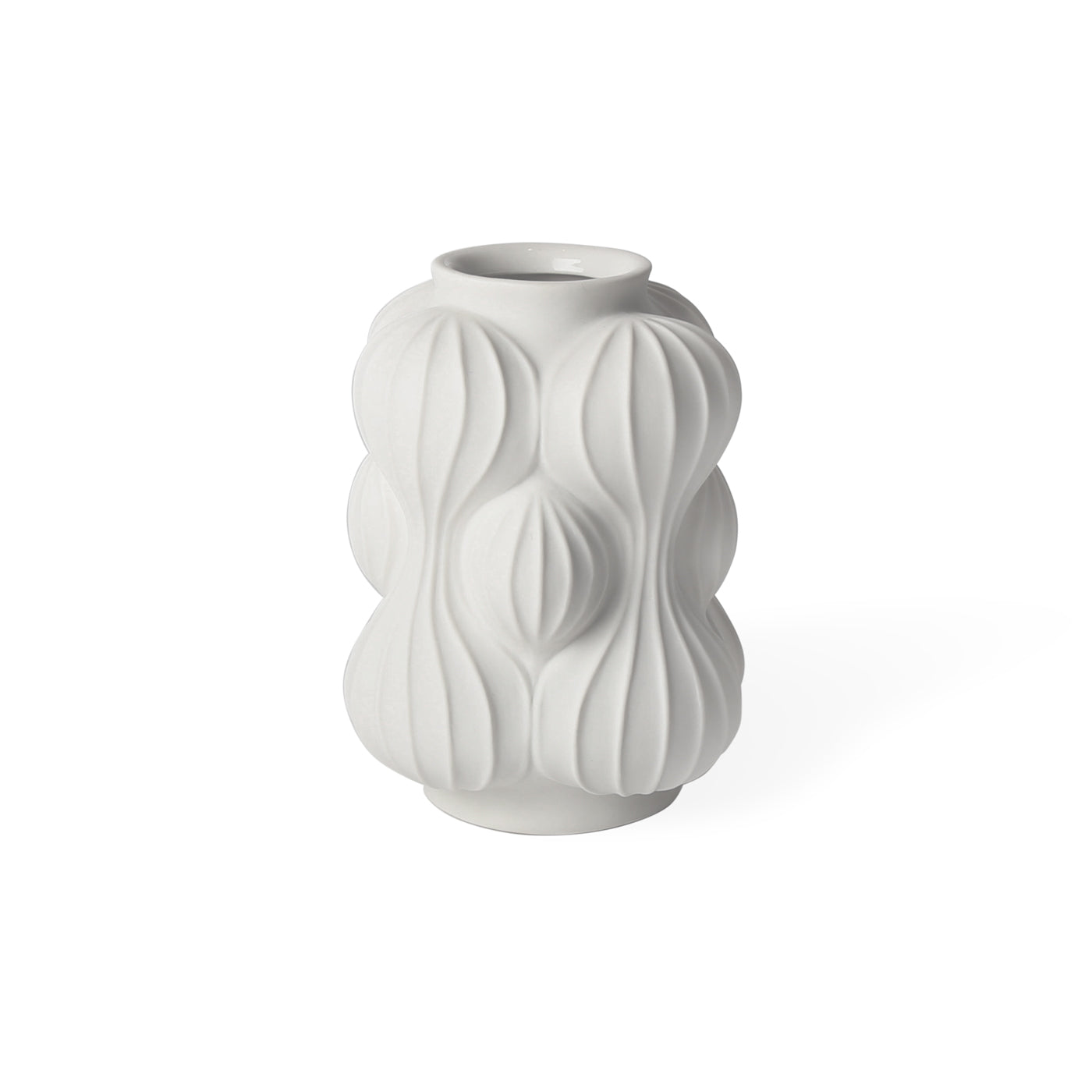 balloon vase small porcelain white - view 2