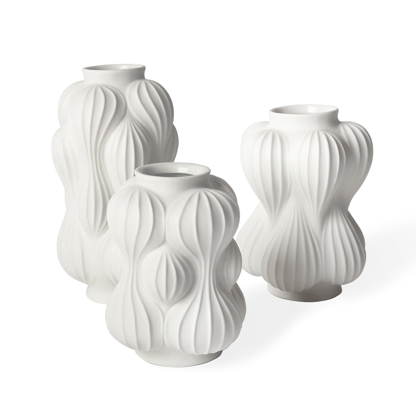 balloon vase collection - front view