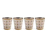Basketweave Glassware Set - front view
