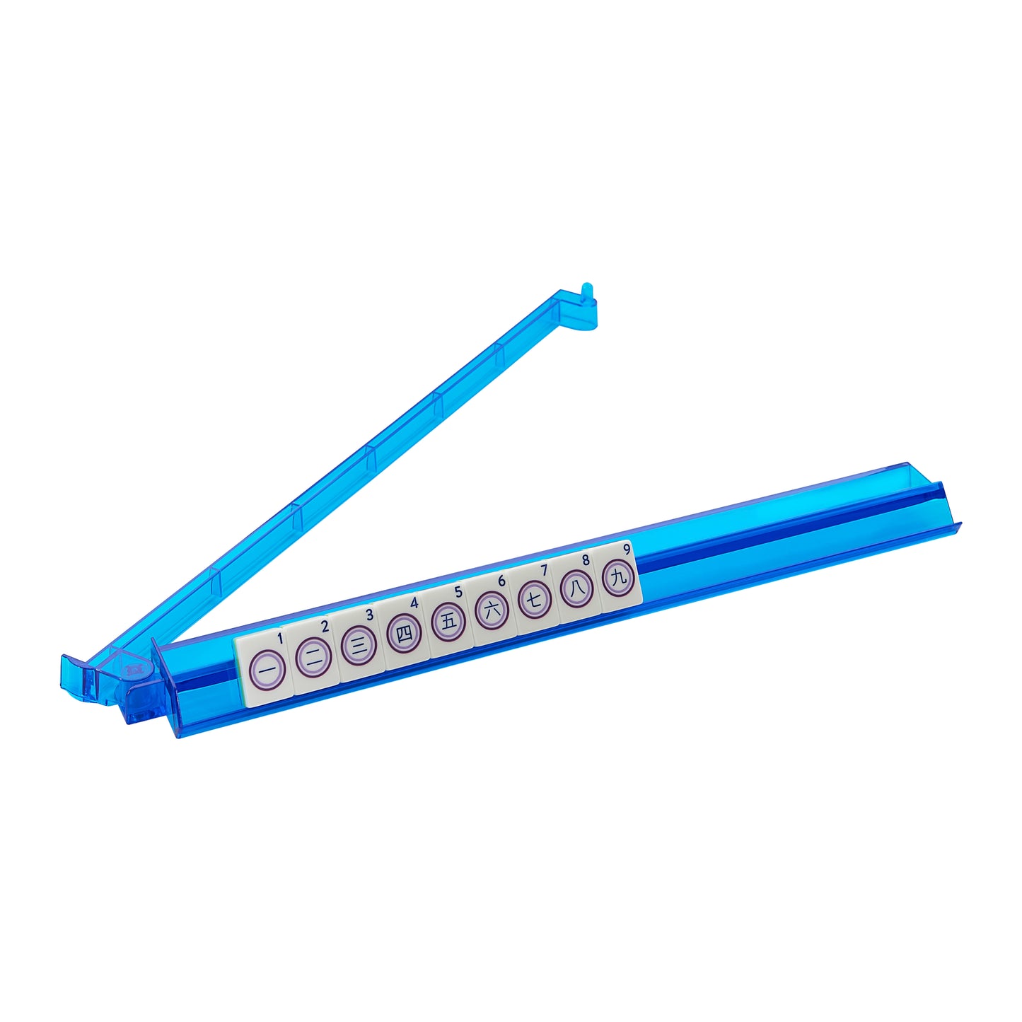 Basketweave Mahjong Set - Pieces on Tray