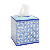 Basketweave tissue box