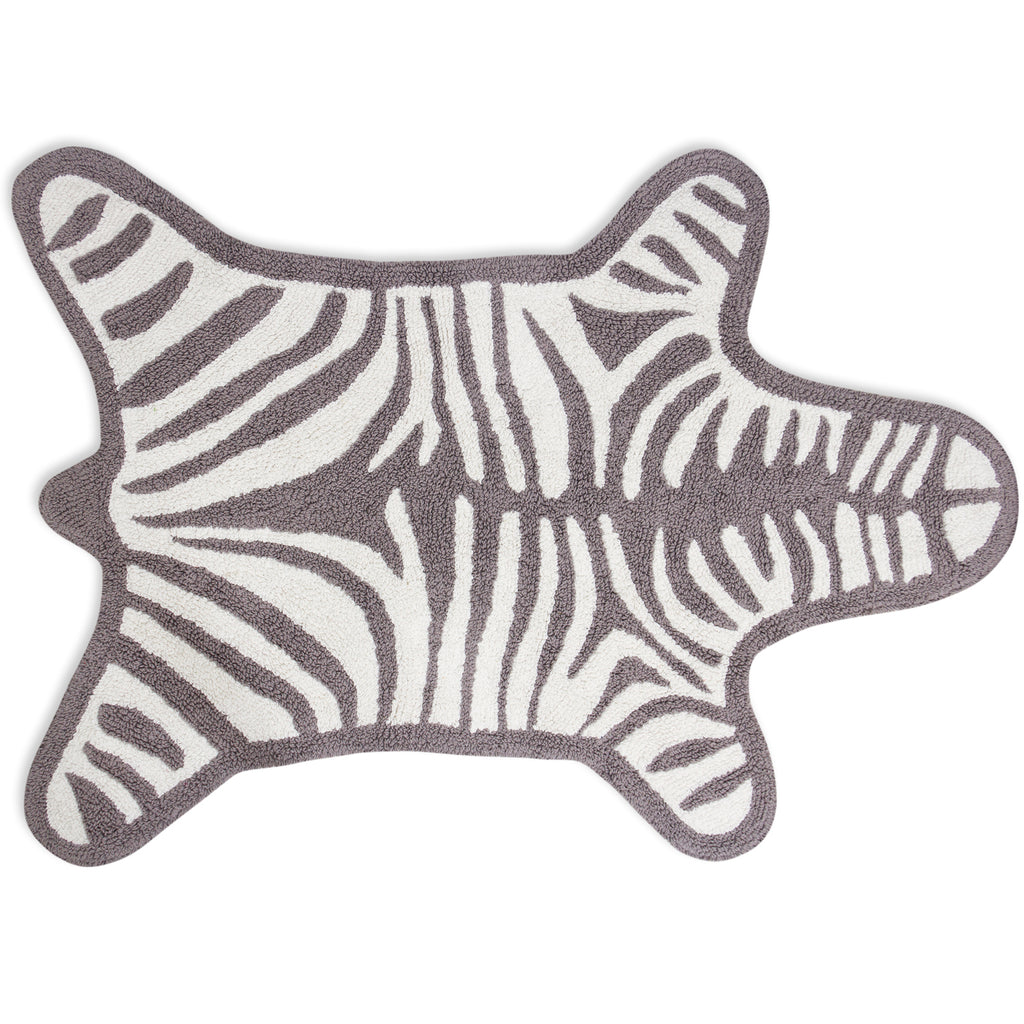 Reversible Zebra Bath Mat