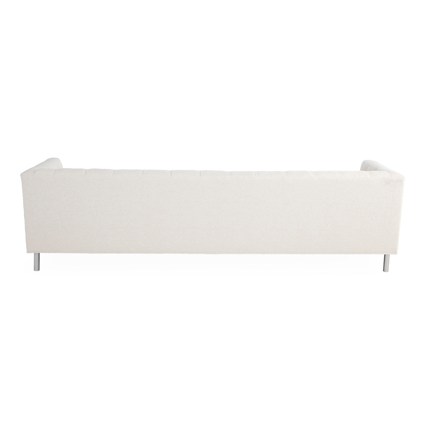 Baxter 100" Deep T-Arm Grand Sofa in Serpette Ivory