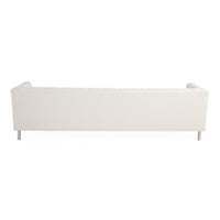 Baxter 100" Deep T-Arm Grand Sofa in Serpette Ivory