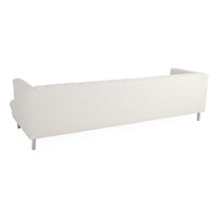 Baxter 100" Deep T-Arm Grand Sofa in Serpette Ivory