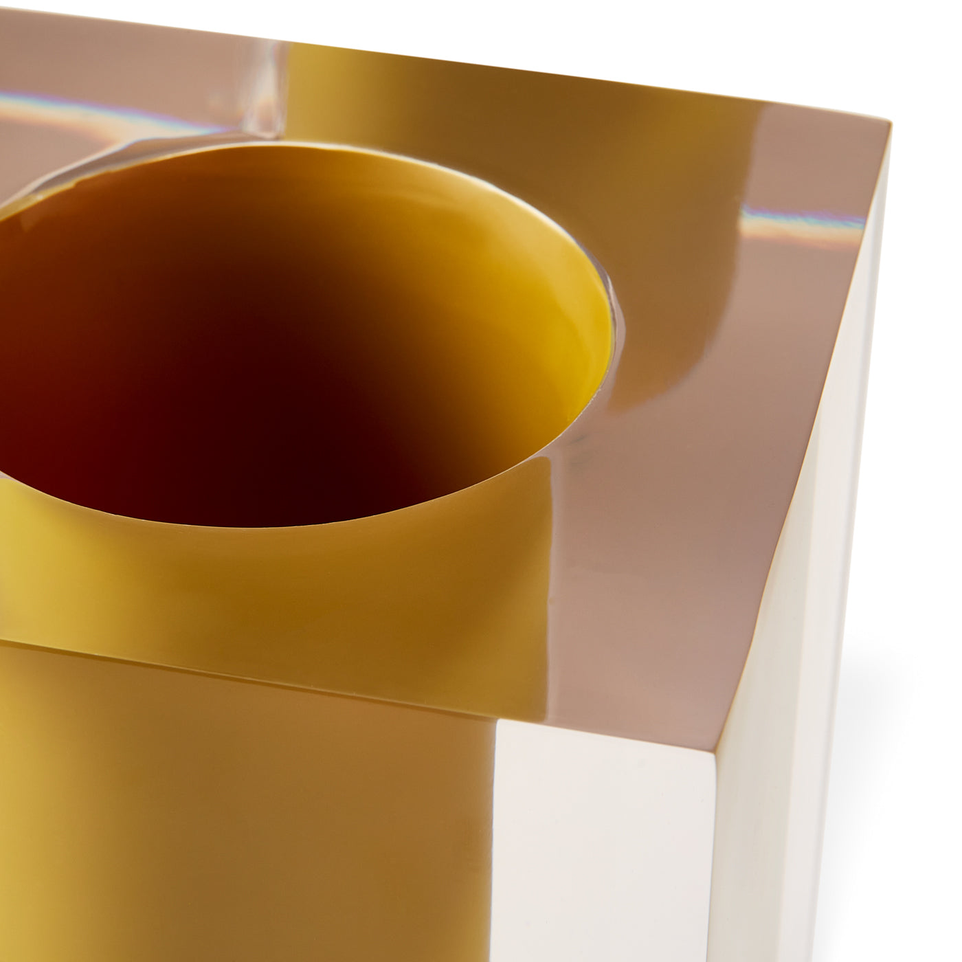 JONATHAN ADLER BEL AIR　透明な花瓶 イエロー Bel Air Gorge Vase – Jonathan Adler