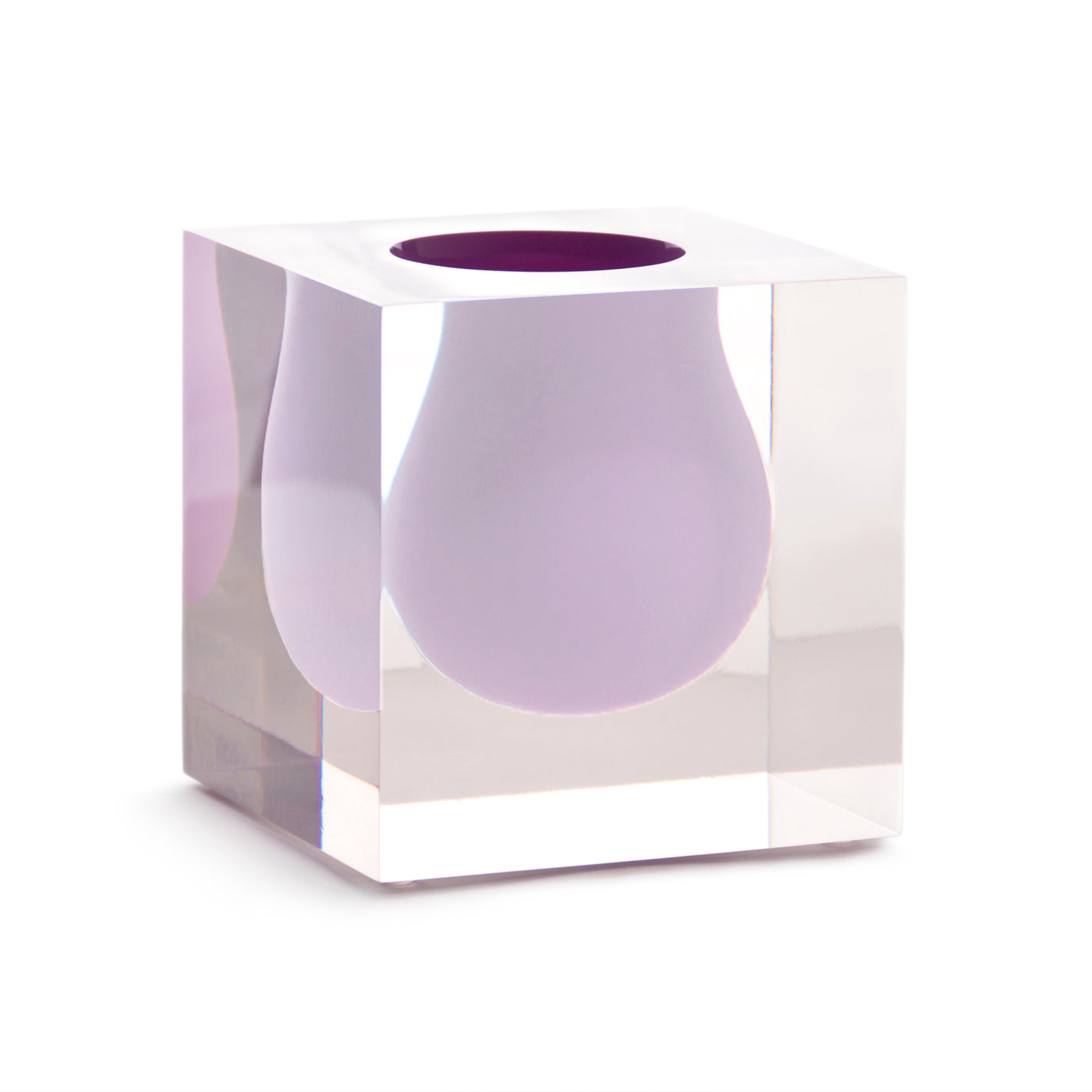 Bel Air Mini Scoop Vase in Acrylic | Jonathan Adler