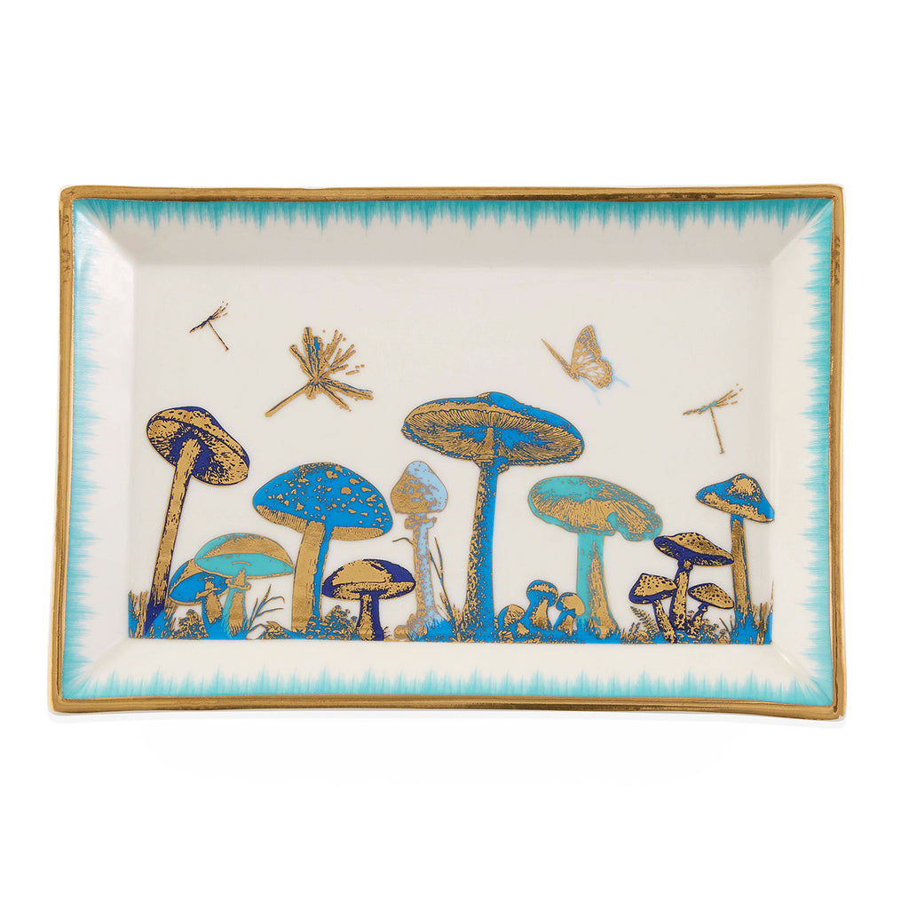 Botanist Mushroom Rectangle Tray - Jonathan Adler