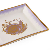 Botanist Snail Square Tray - details view