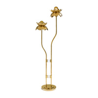 Brass Flower Floor Lamp