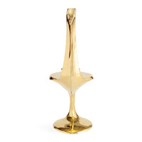 Brass Bird Menorah - front view