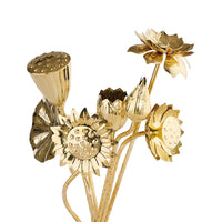 Brass Flowers Bouquet - front shot