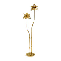 Brass Flower Floor Lamp