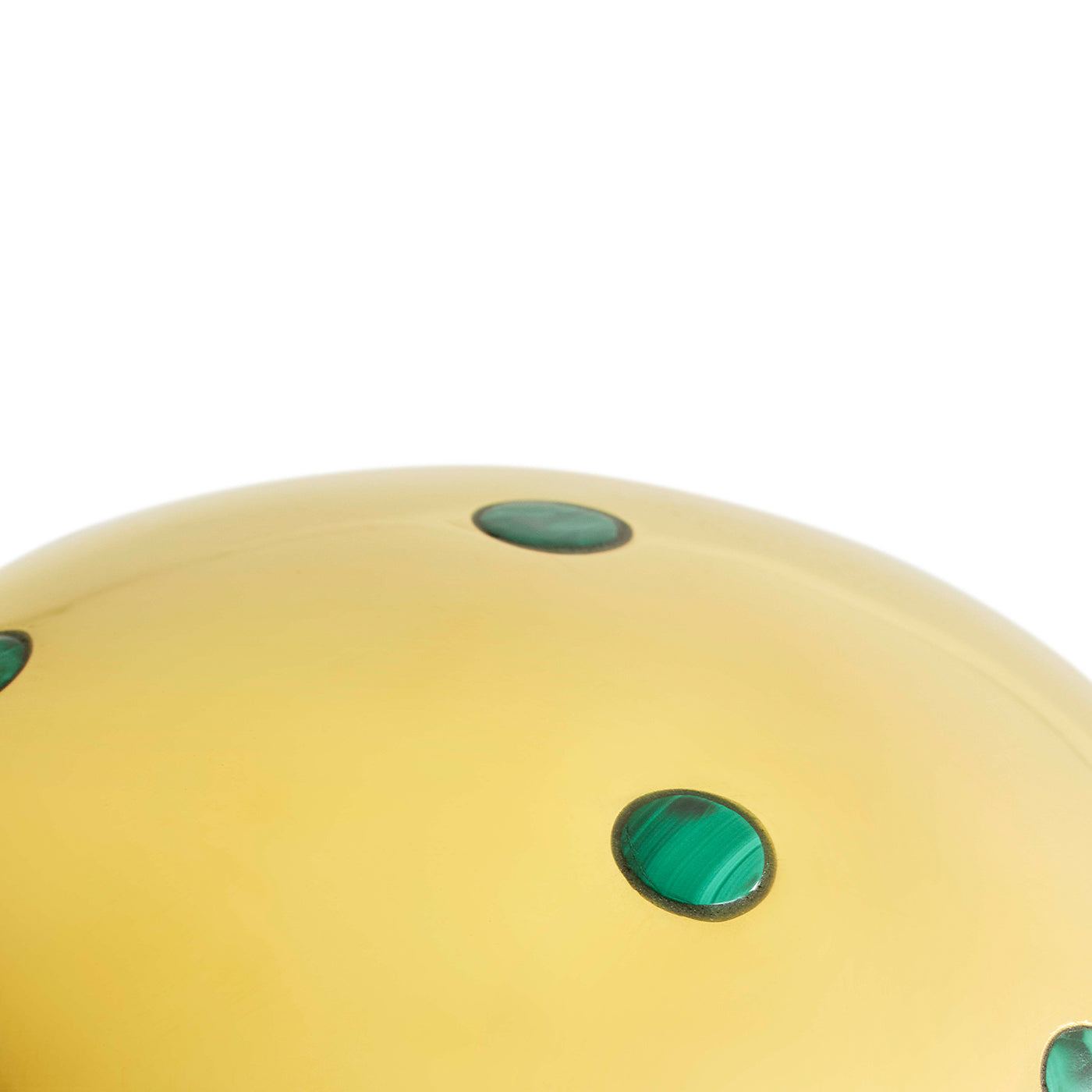 Brass Mushroom Medium Box - angle view