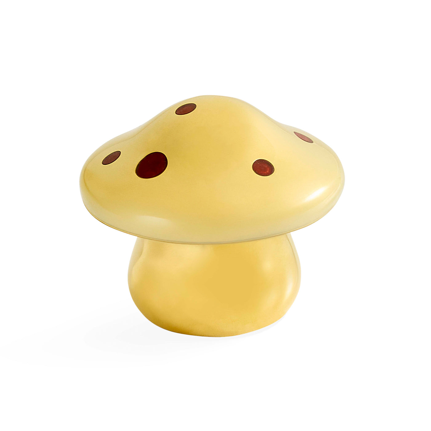 Brass Mushroom Small Box - front view