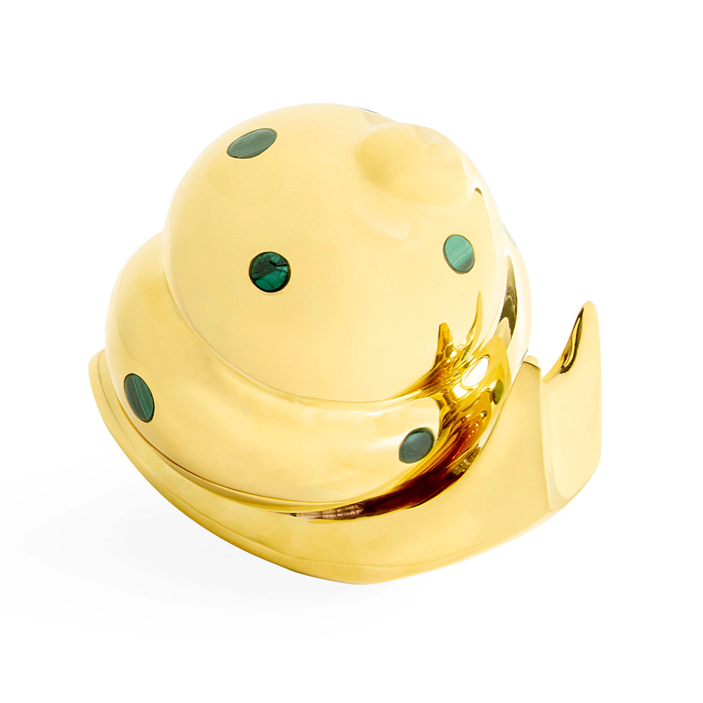 Brass Snail Box - front view