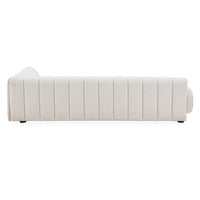 brigitte sectional right arm facing olympus oatmeal boucle - angle back view