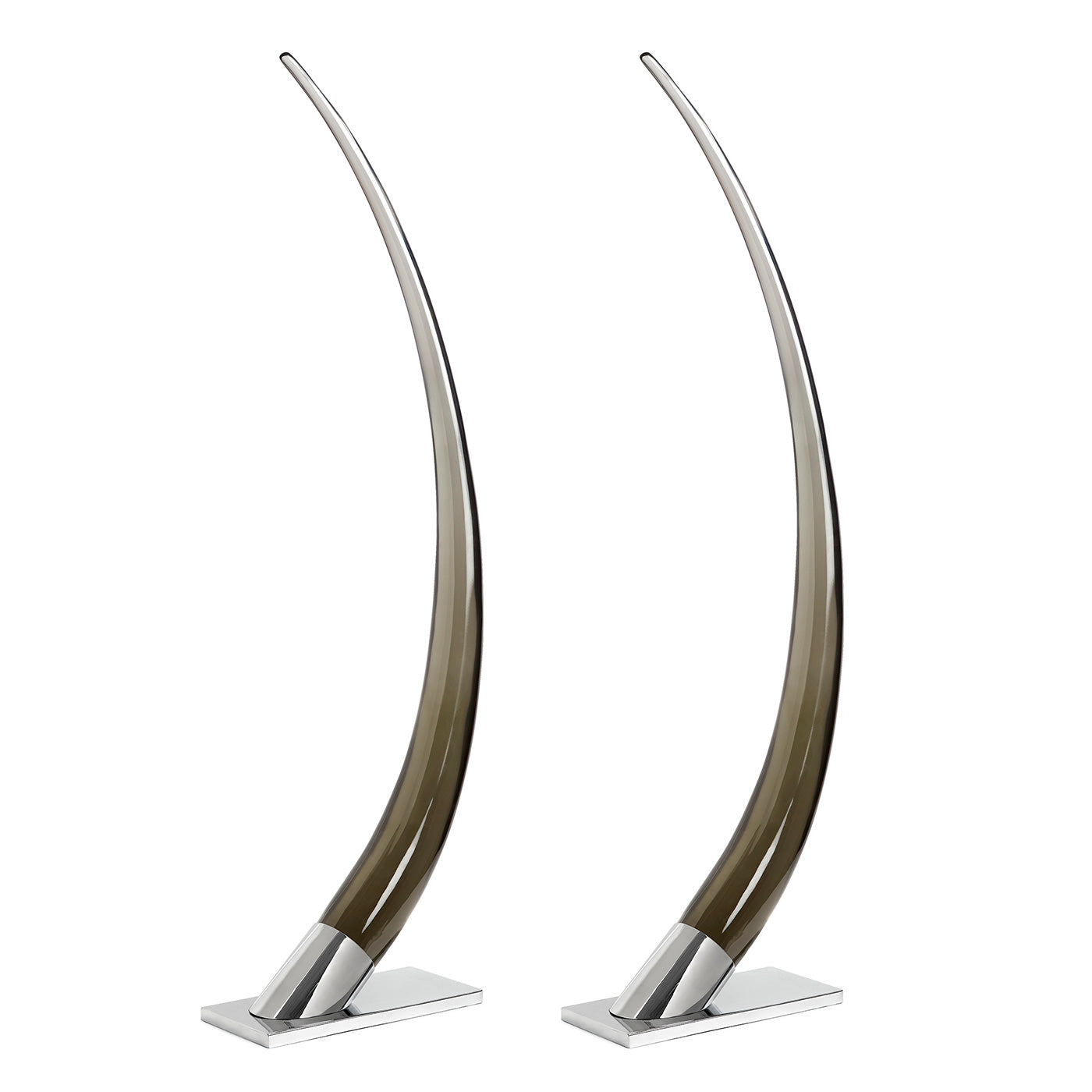 giant acrylic tusk bundle smoke - angle view