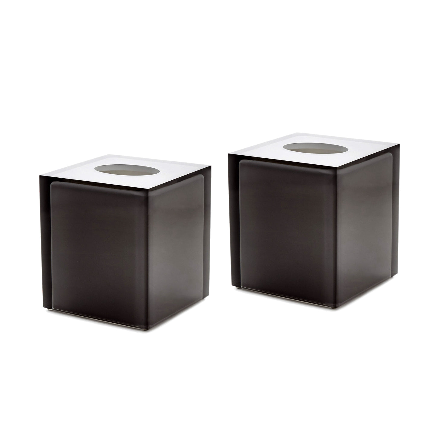 hollywood tissue box bundle acrylic smoke - angle view