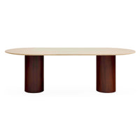 Travertine Capsule Dining Table