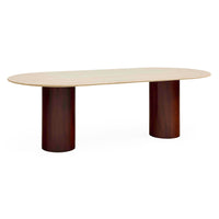 Travertine Capsule Dining Table