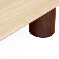 Travertine Capsule Dining Table