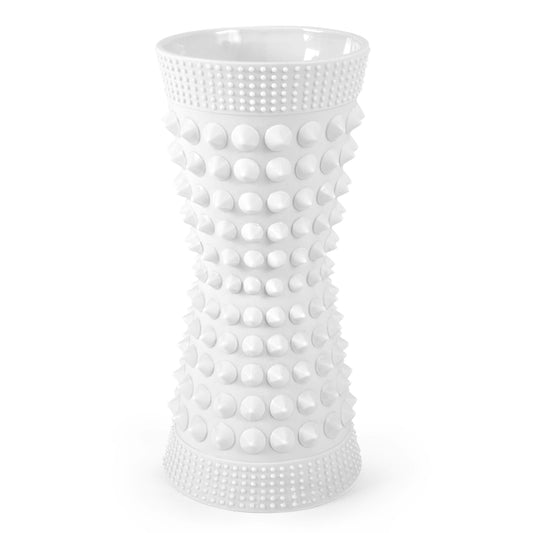 charade studded taper vase porcelain white - collection view