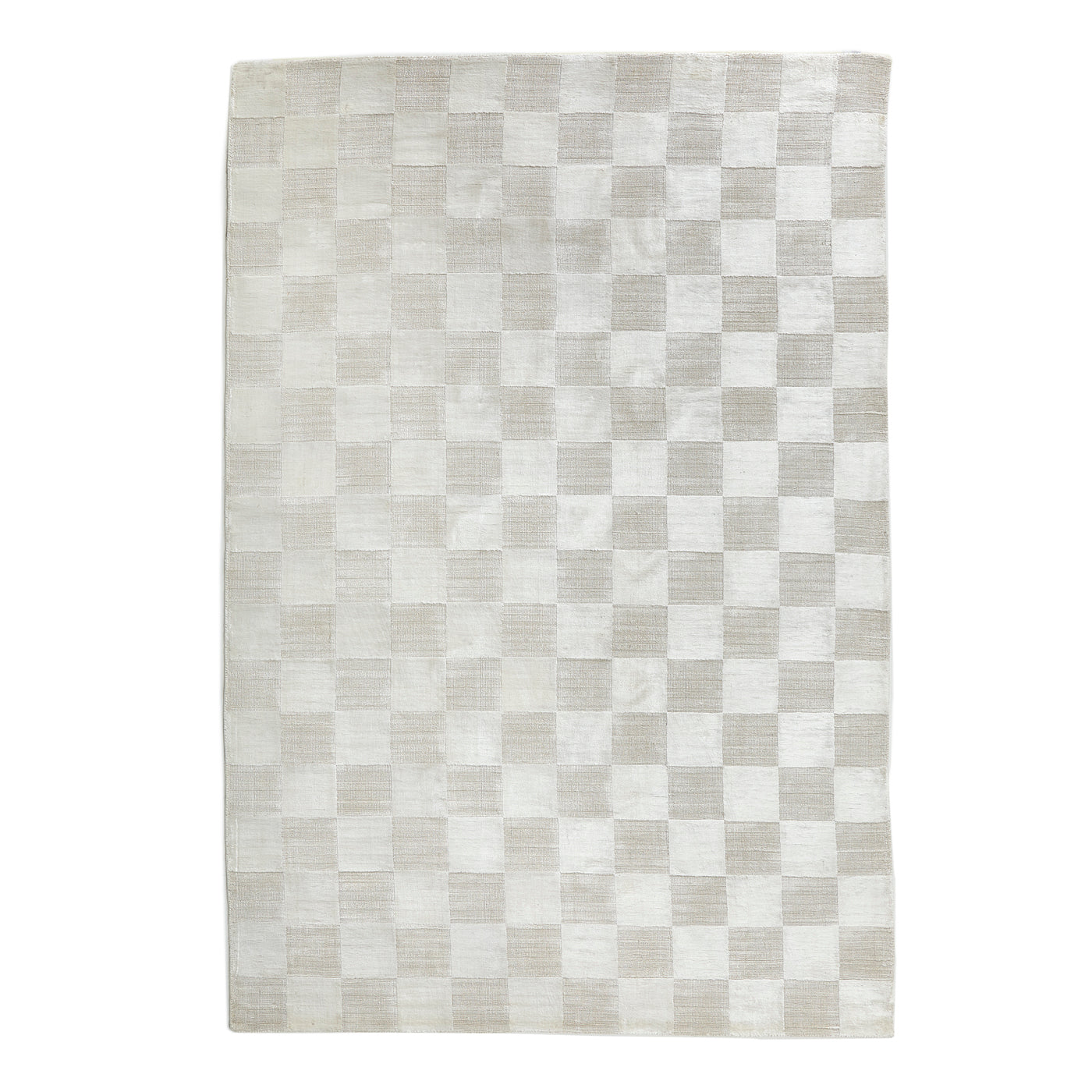 Checkerboard Hand-Loomed Rug