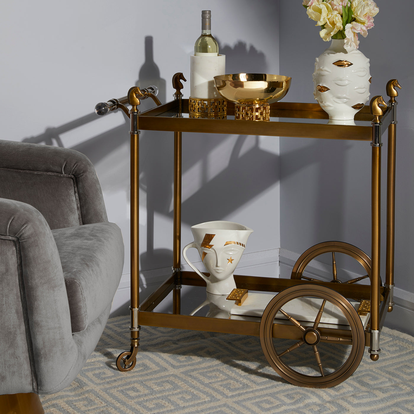 JONATHAN ADLER ジョナサン•アドラー　ピッチャー Gilded Giuliette Pitcher – Jonathan Adler