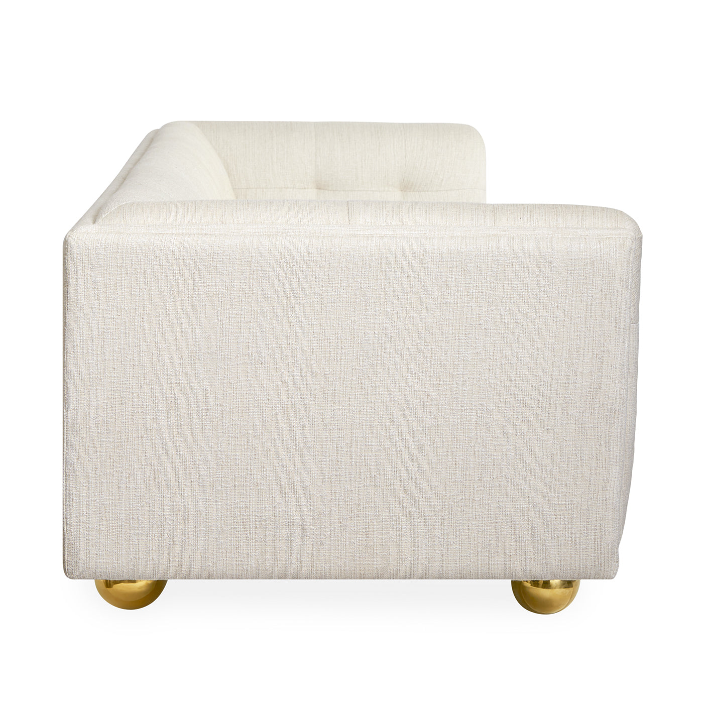 claridge sofa oxford blue leather - back view