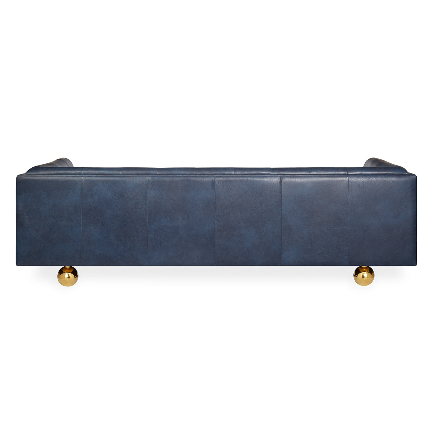 claridge sofa oxford blue leather - details view