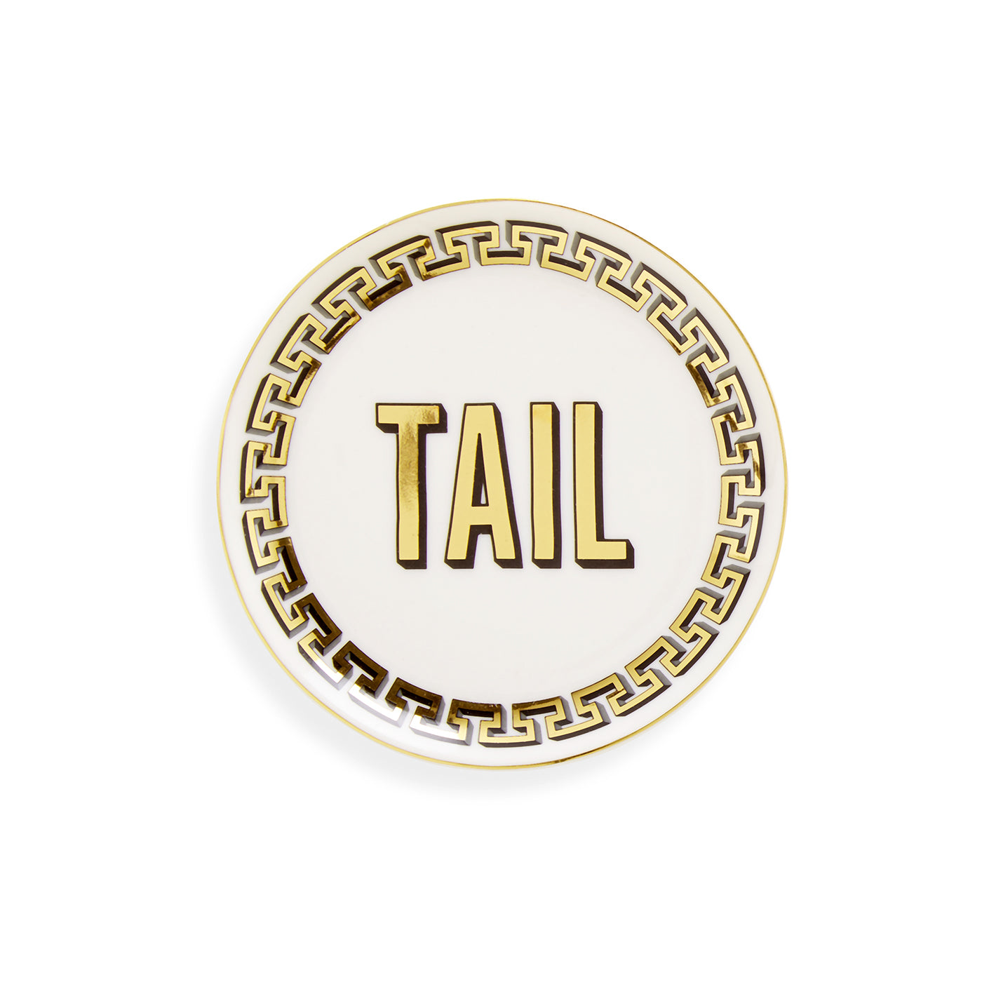 cock/tail coasters porcelain gold white 4