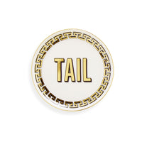 cock/tail coasters porcelain gold white 4