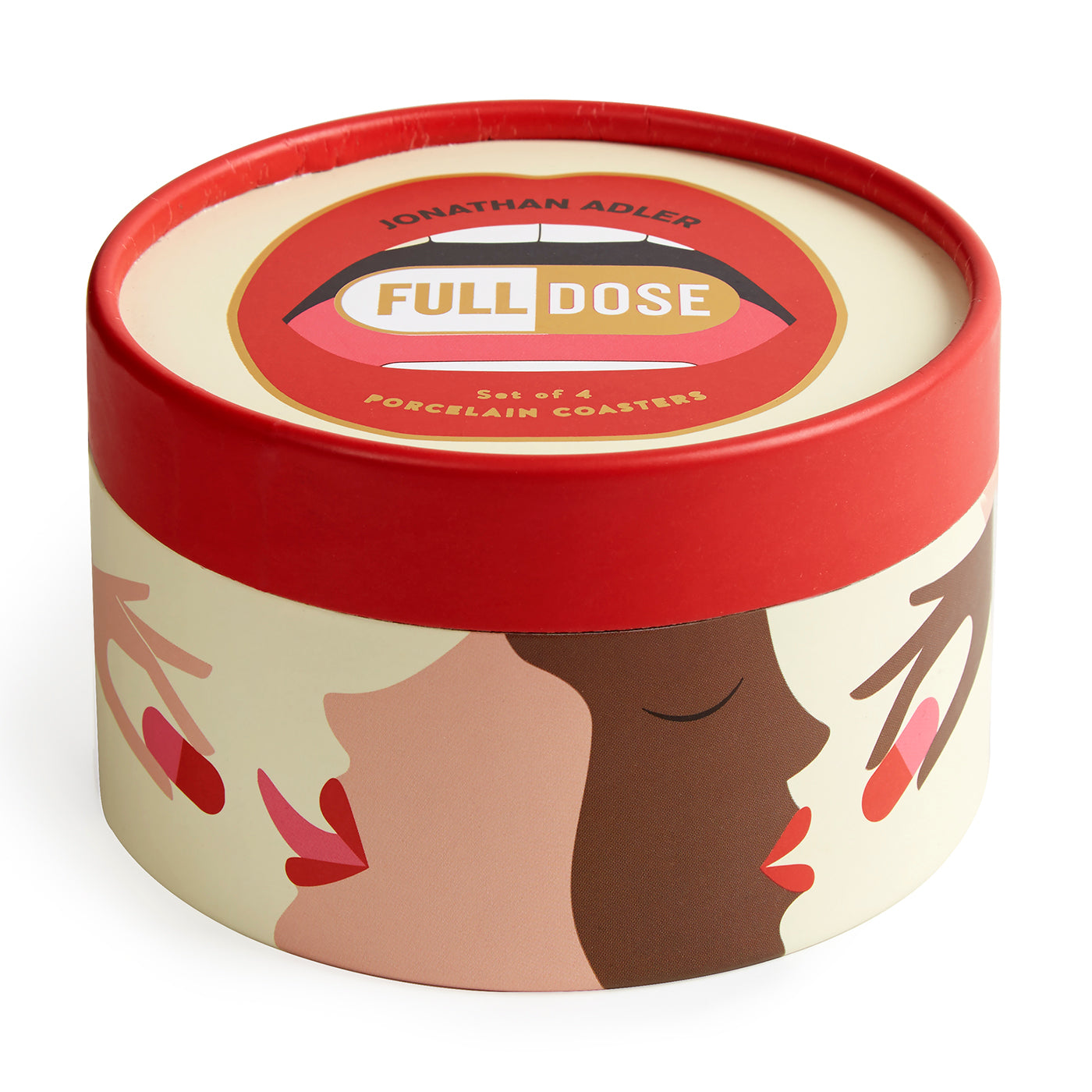 Full Dose Coasters in Porcelain | Jonathan Adler