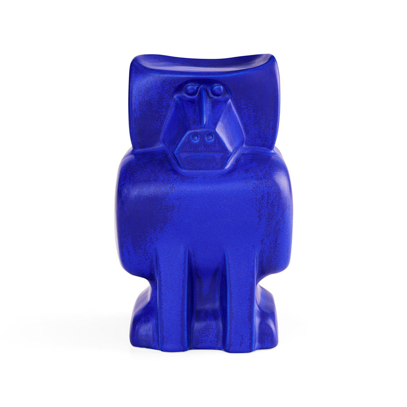Cobalt Baboon Objet in Stoneware | Jonathan Adler