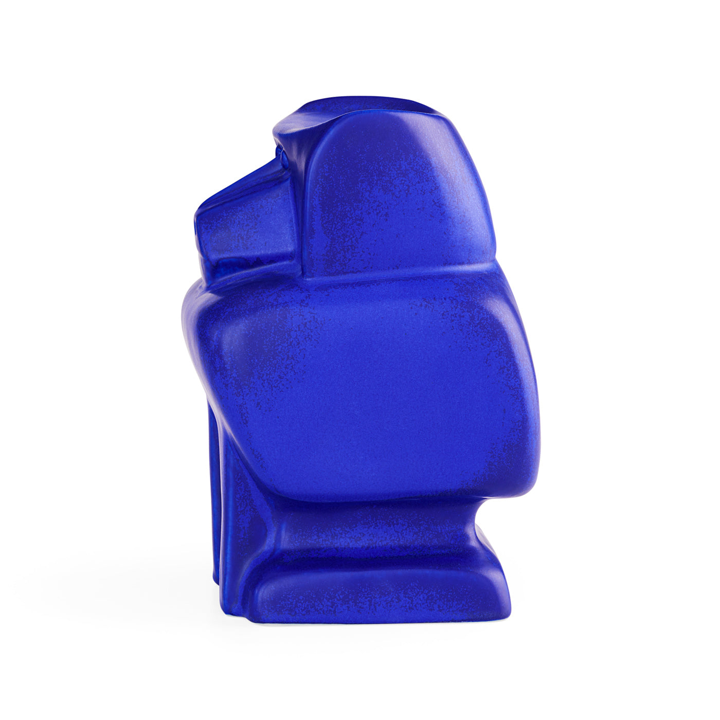 Cobalt Baboon Objet - side view