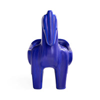 Cobalt Horse Bowl - front view