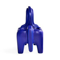 Cobalt Horse Bowl - back view