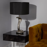 cobra table lamp bond end table - styled view