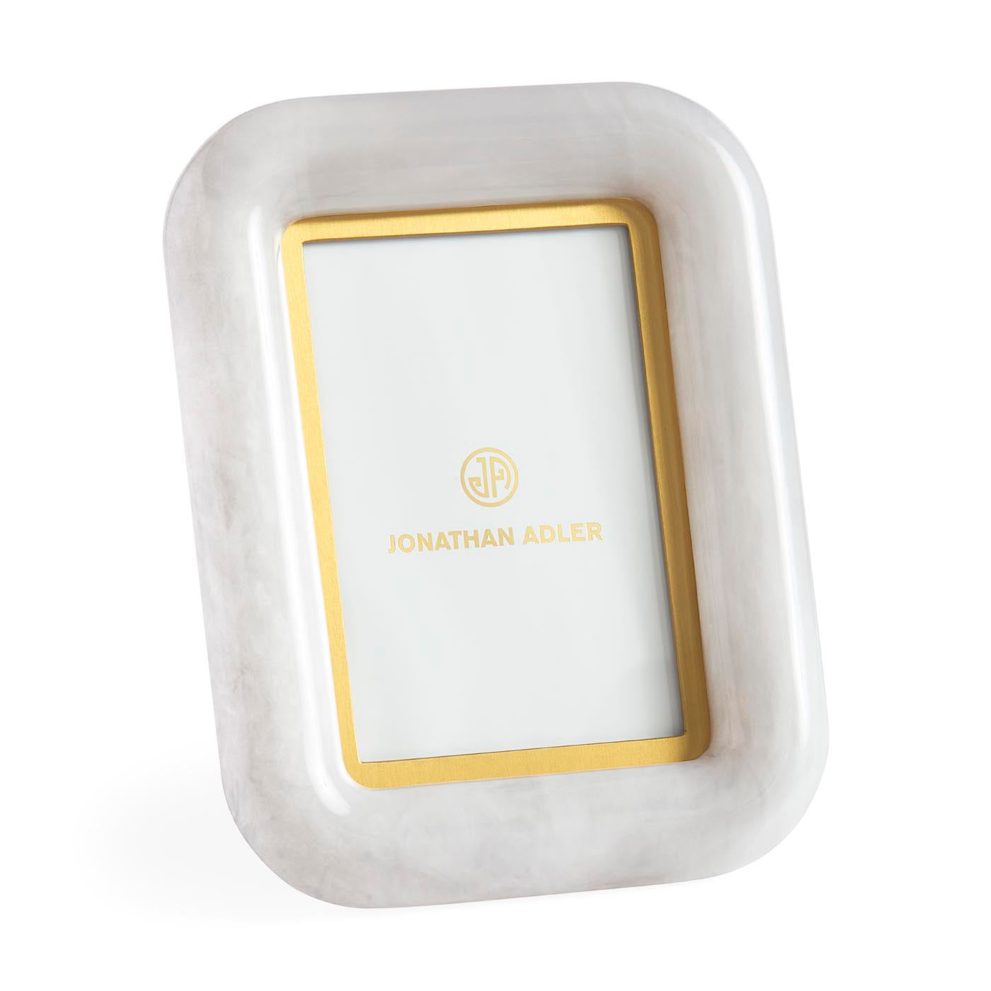 ベ*ド様 ARROW アートデコスタイル肖像画 Como White 4 x 6 Frame – Jonathan Adler