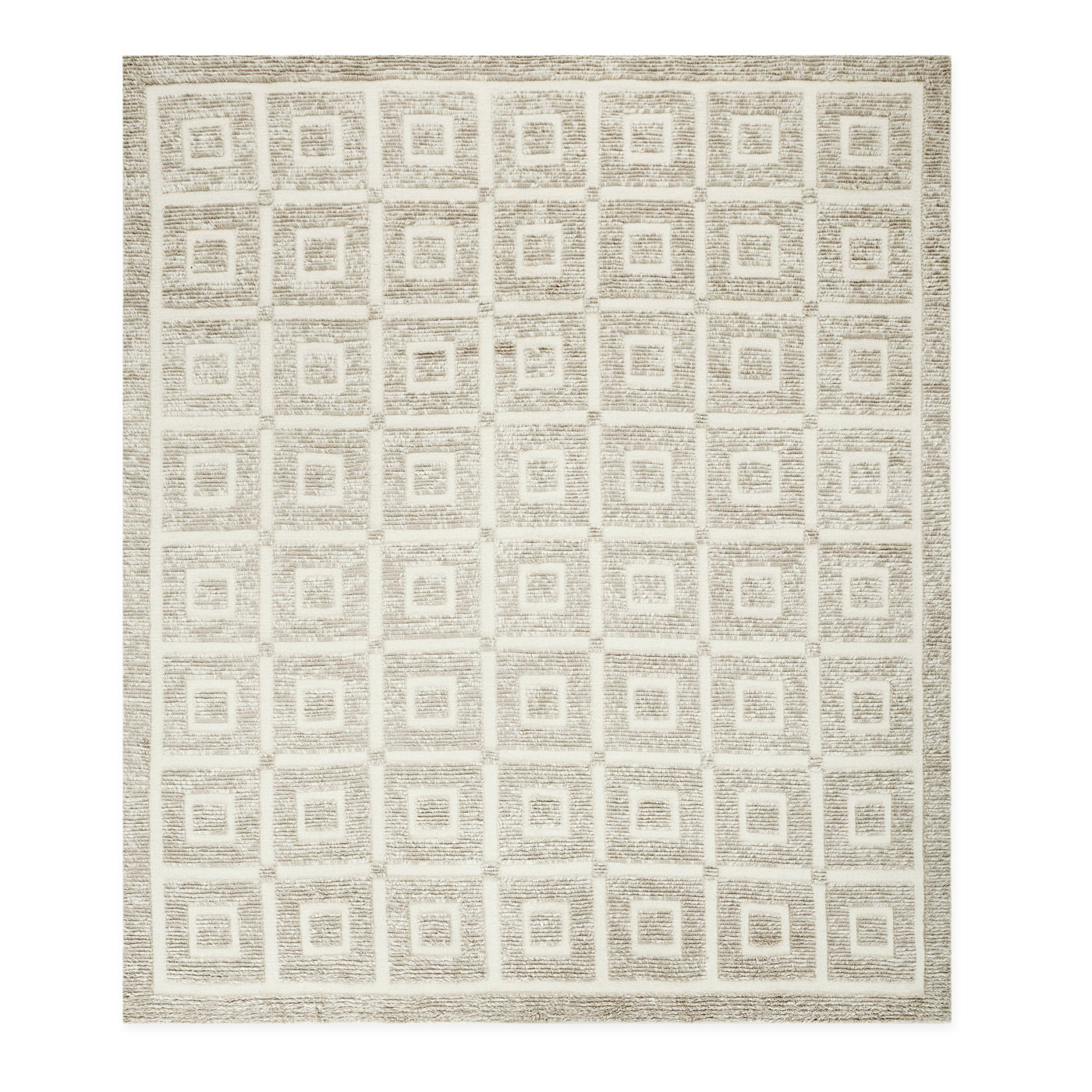 st. germain hand knotted rug - front view