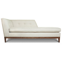 danner chaise right arm tangiers sand linen - front view
