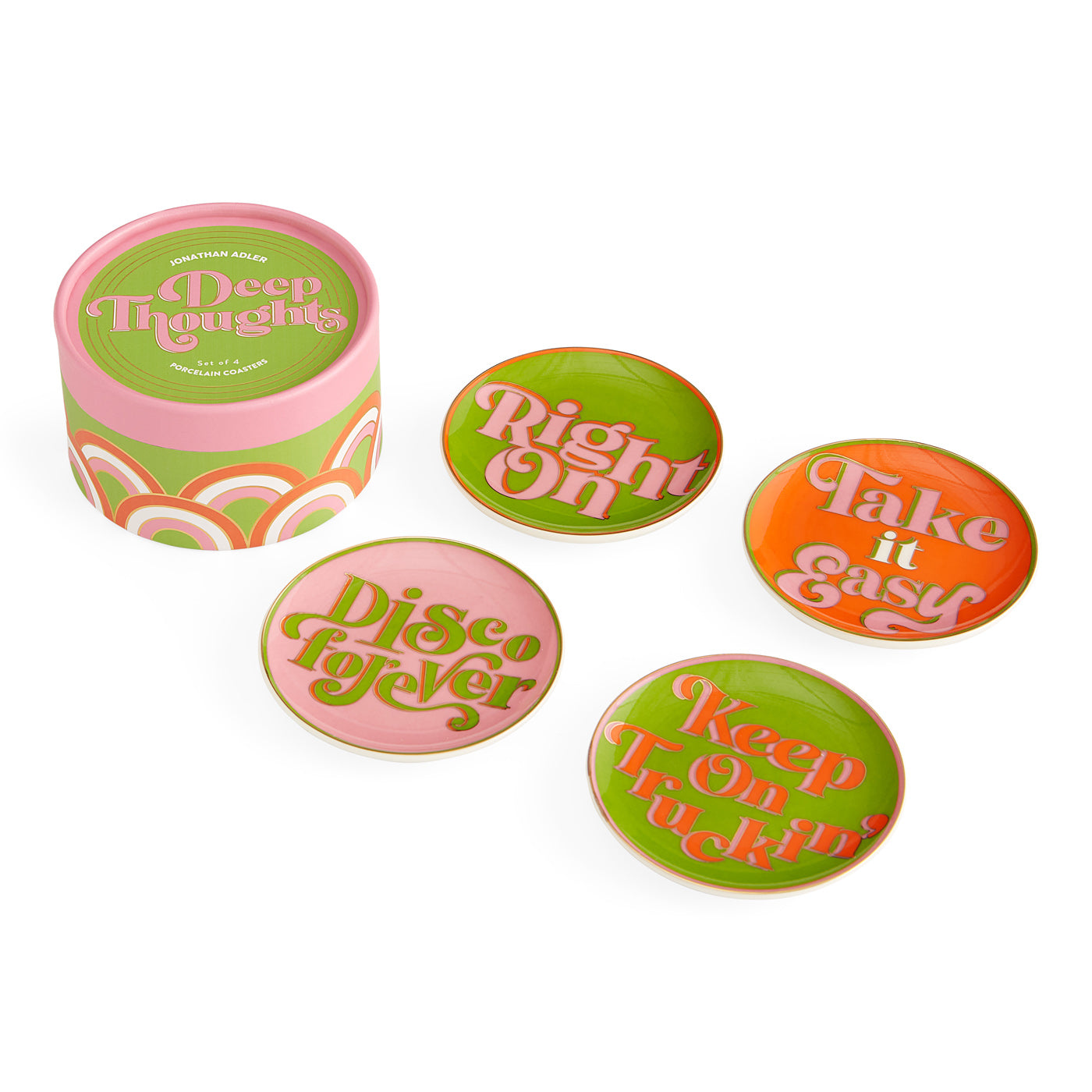 Deep Thoughts Coasters with box