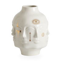 gilded dora maar vase large porcelain white accents gold - view 1