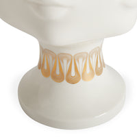 gilded dora maar urn porcelain white accents gold - detail view 2