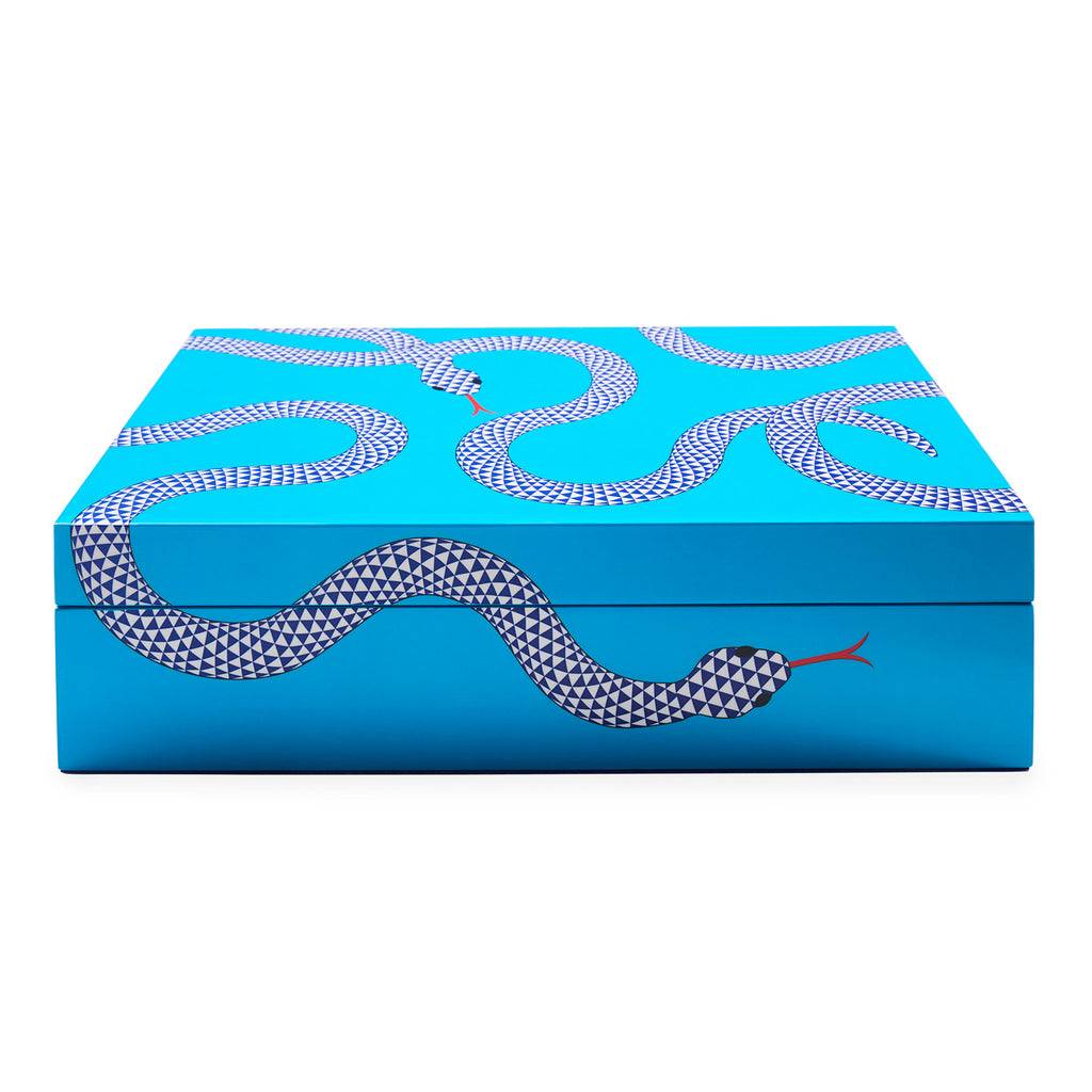Jonathan Adler 収納ボックスEden Lacquer Box Eden Large Lacquer Box in Lacquer and Velvet | Jonathan Adler