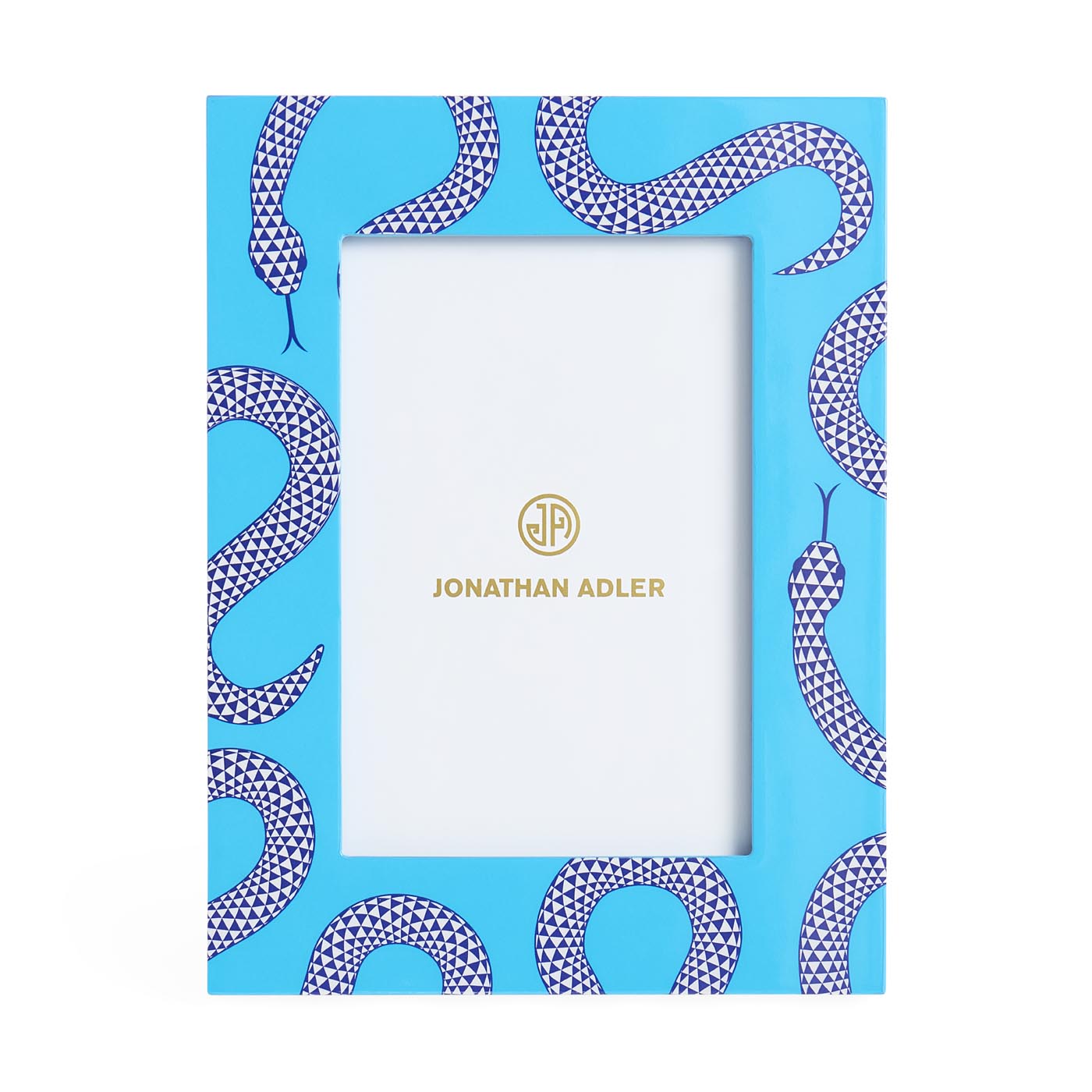 フォトフレーム JONATHAN ADLER PHOTO FRAME SNAKE Eden 4 x 6 Frame in Porcelain | Jonathan Adler